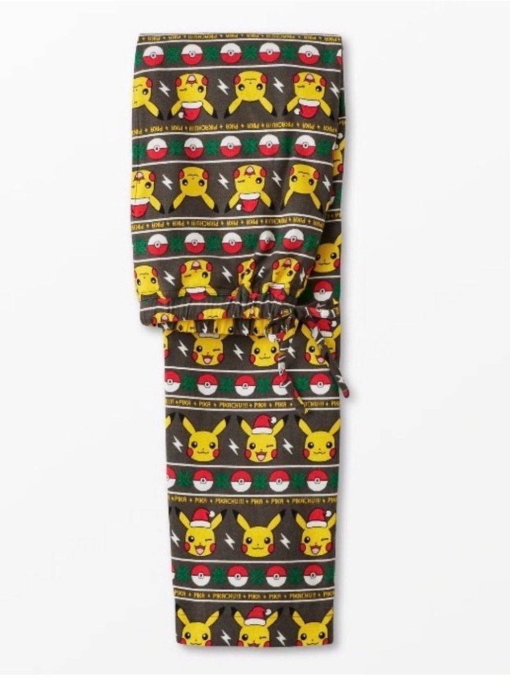 Hanna Andersson Mens Holiday Pokémon Pikachu Pajama Pants